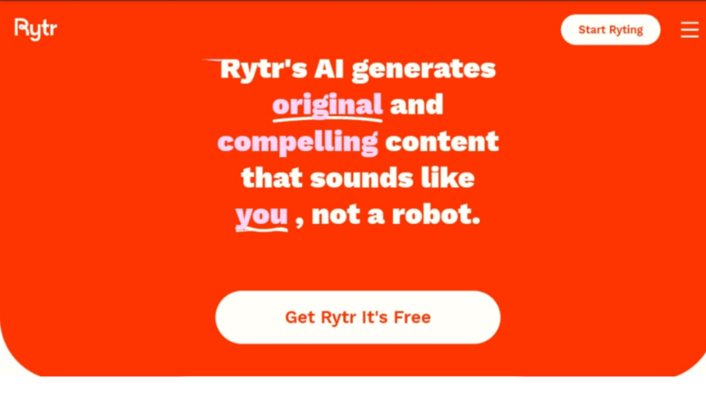 rytr ai content creation tools